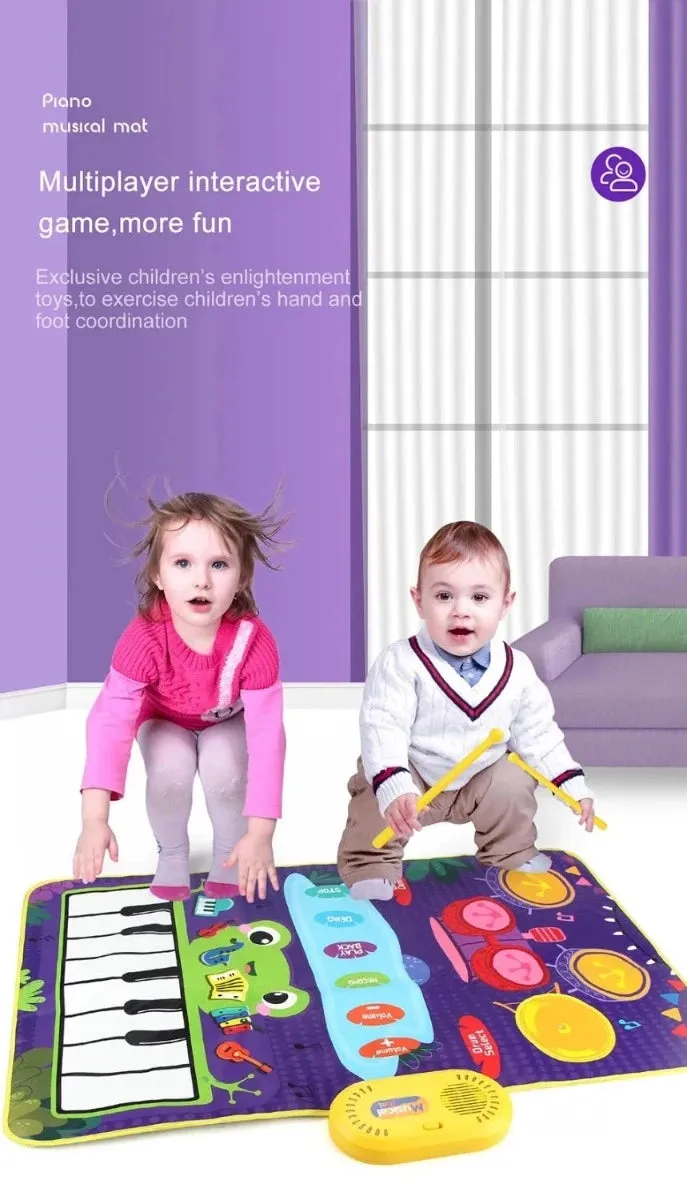 2 In 1 Baby Musical Keyboard Instrument Playmat