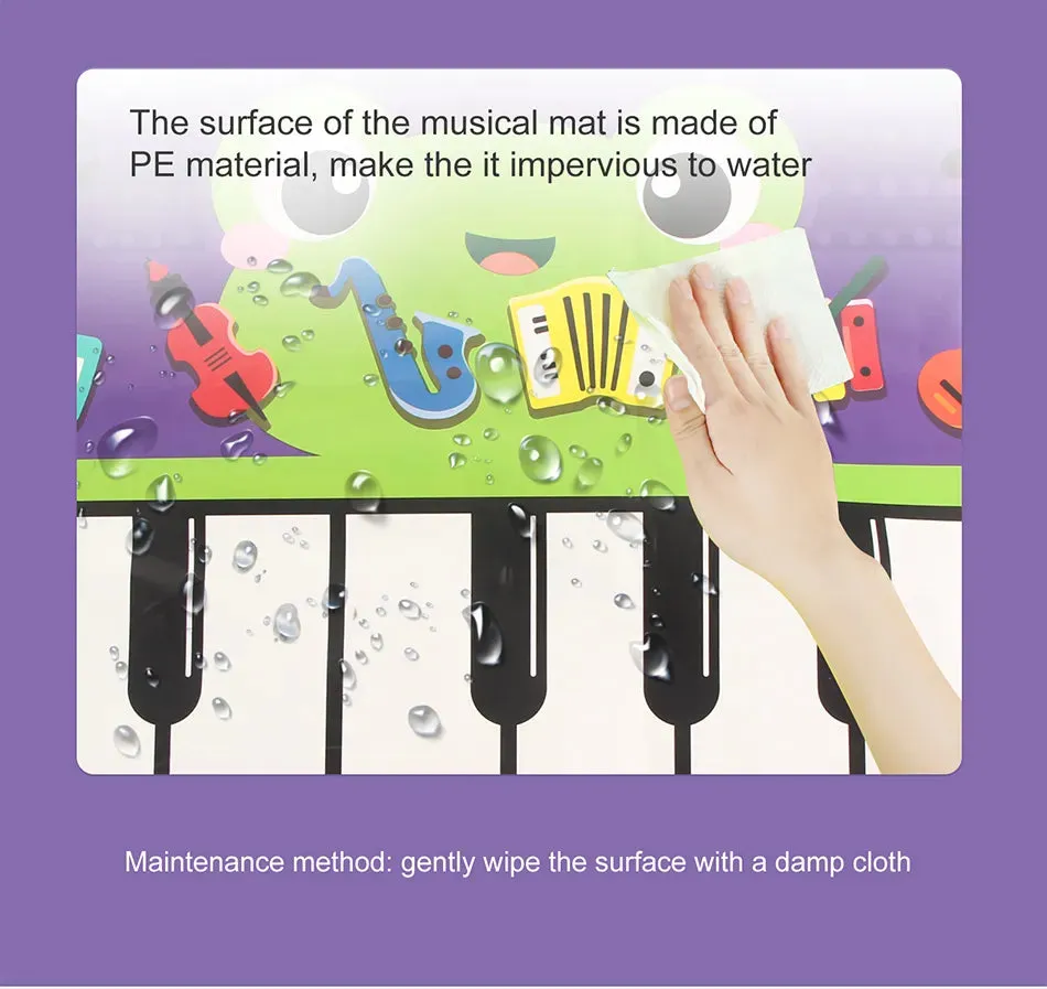 2 In 1 Baby Musical Keyboard Instrument Playmat