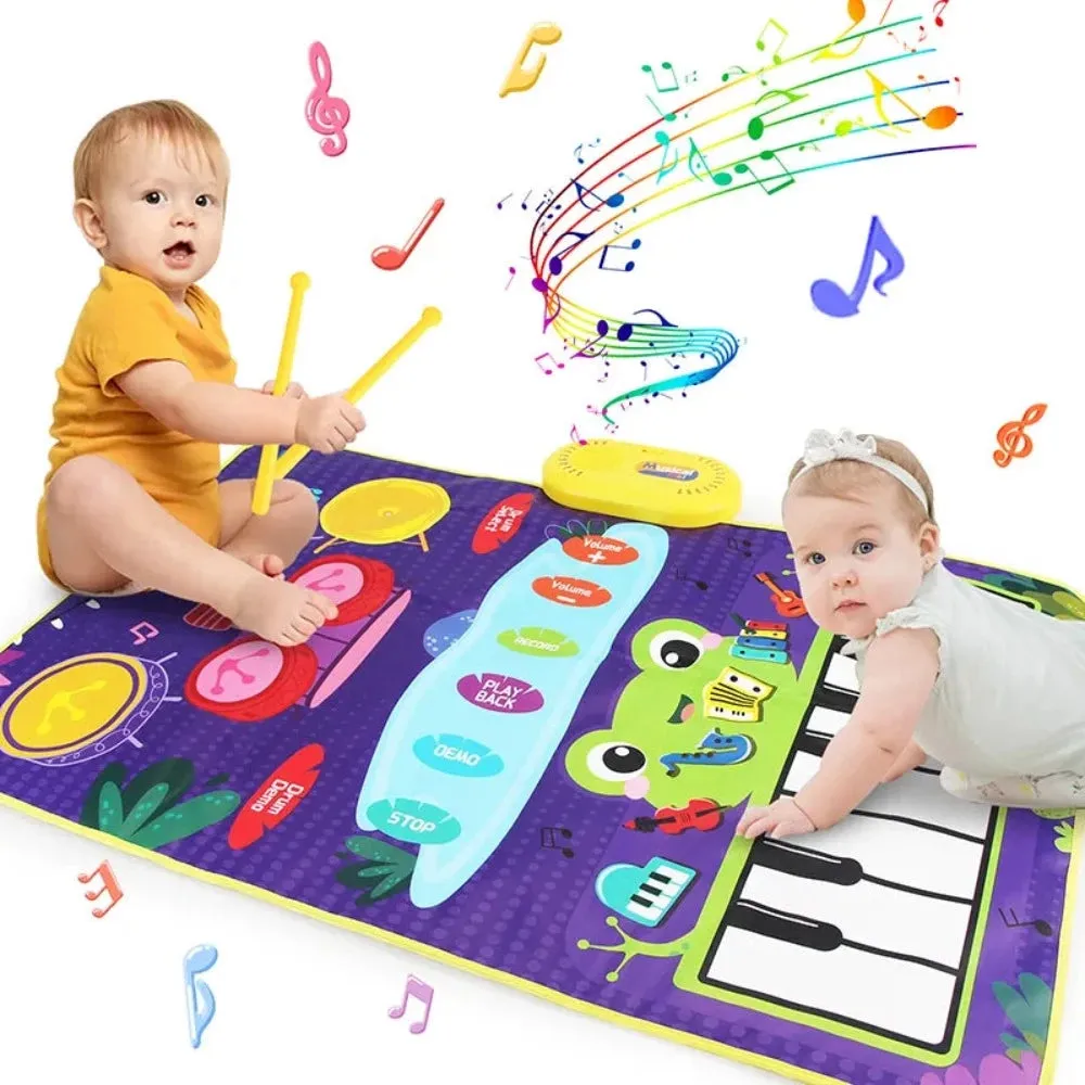 2 In 1 Baby Musical Keyboard Instrument Playmat