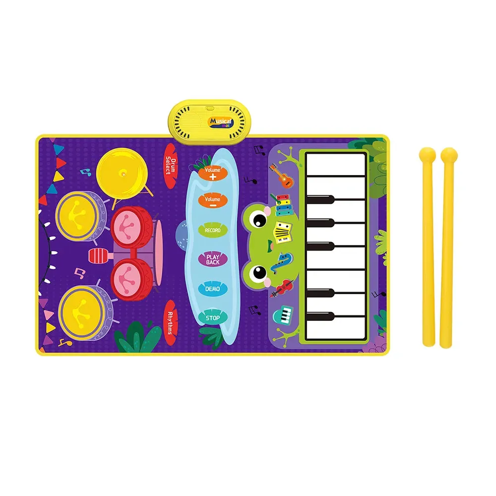 2 In 1 Baby Musical Keyboard Instrument Playmat