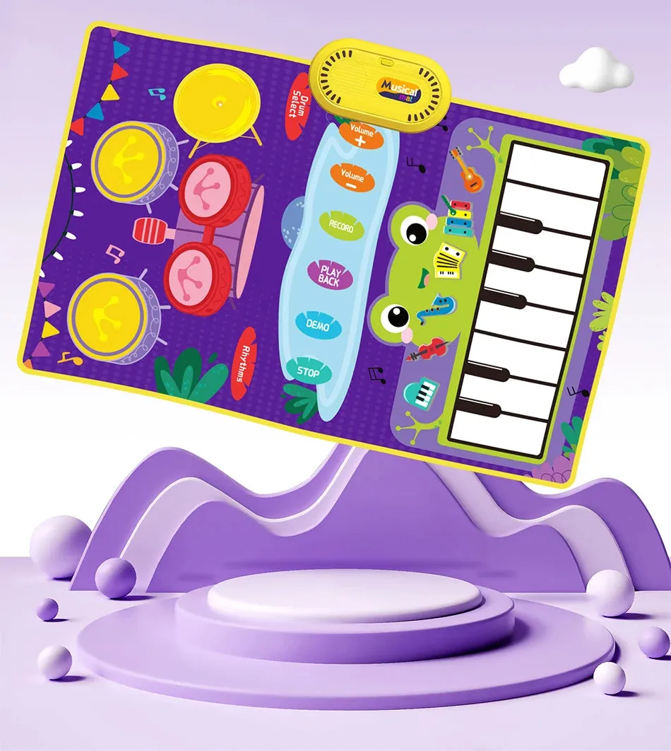 2 In 1 Baby Musical Keyboard Instrument Playmat