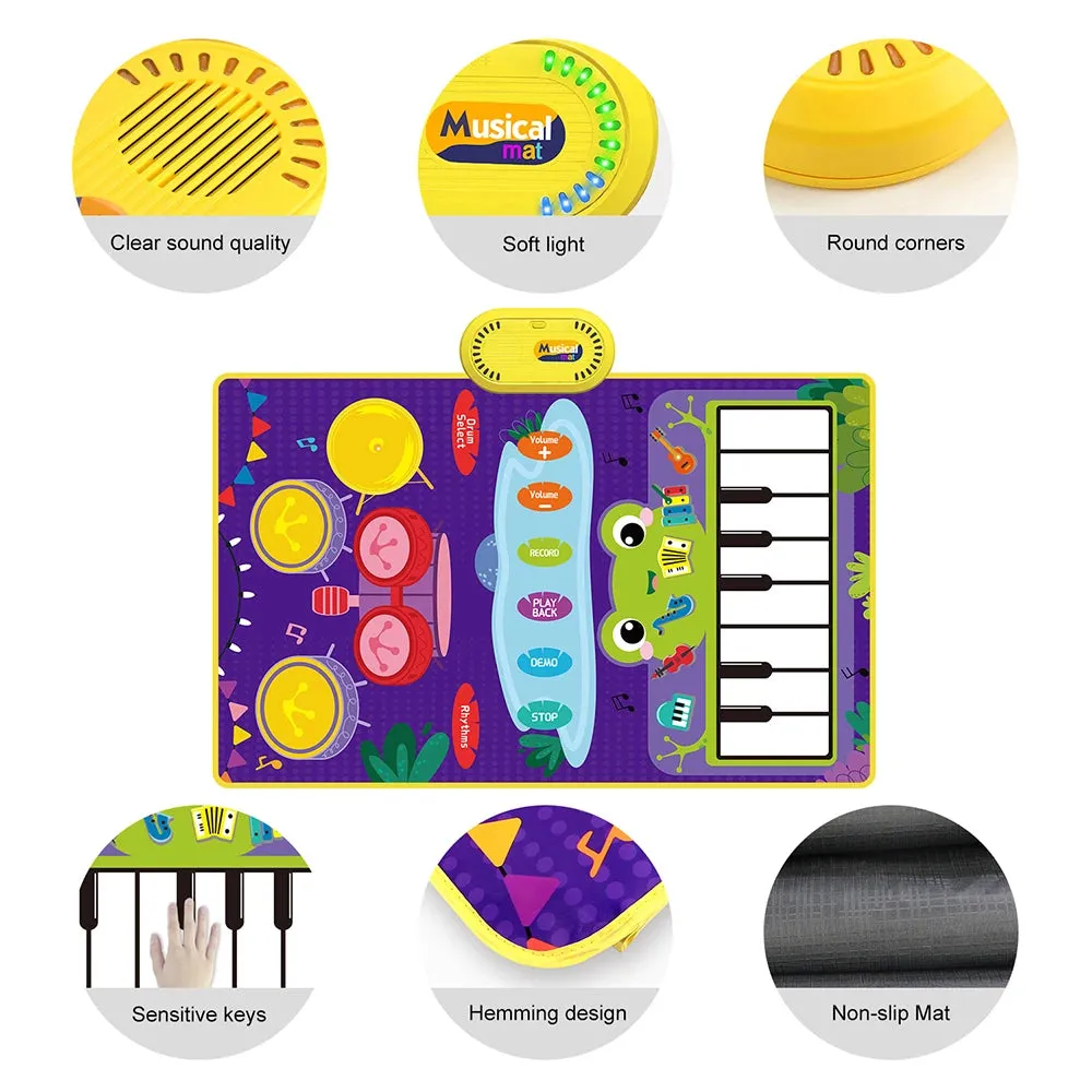 2 In 1 Baby Musical Keyboard Instrument Playmat