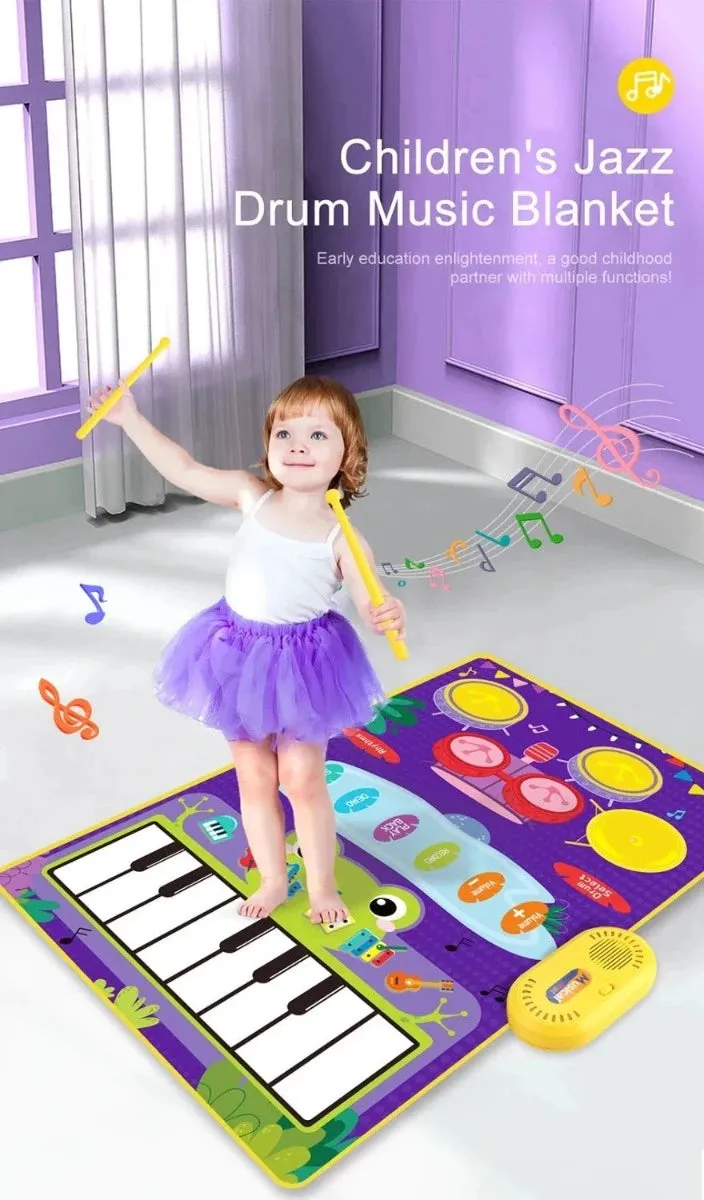 2 In 1 Baby Musical Keyboard Instrument Playmat