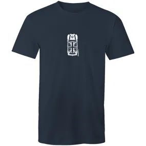 4XL Navy Mini Top View Mens T-Shirt - WAREHOUSE