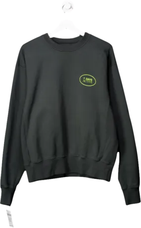 7 Days Active Green Crewneck Sweatshirt UK S