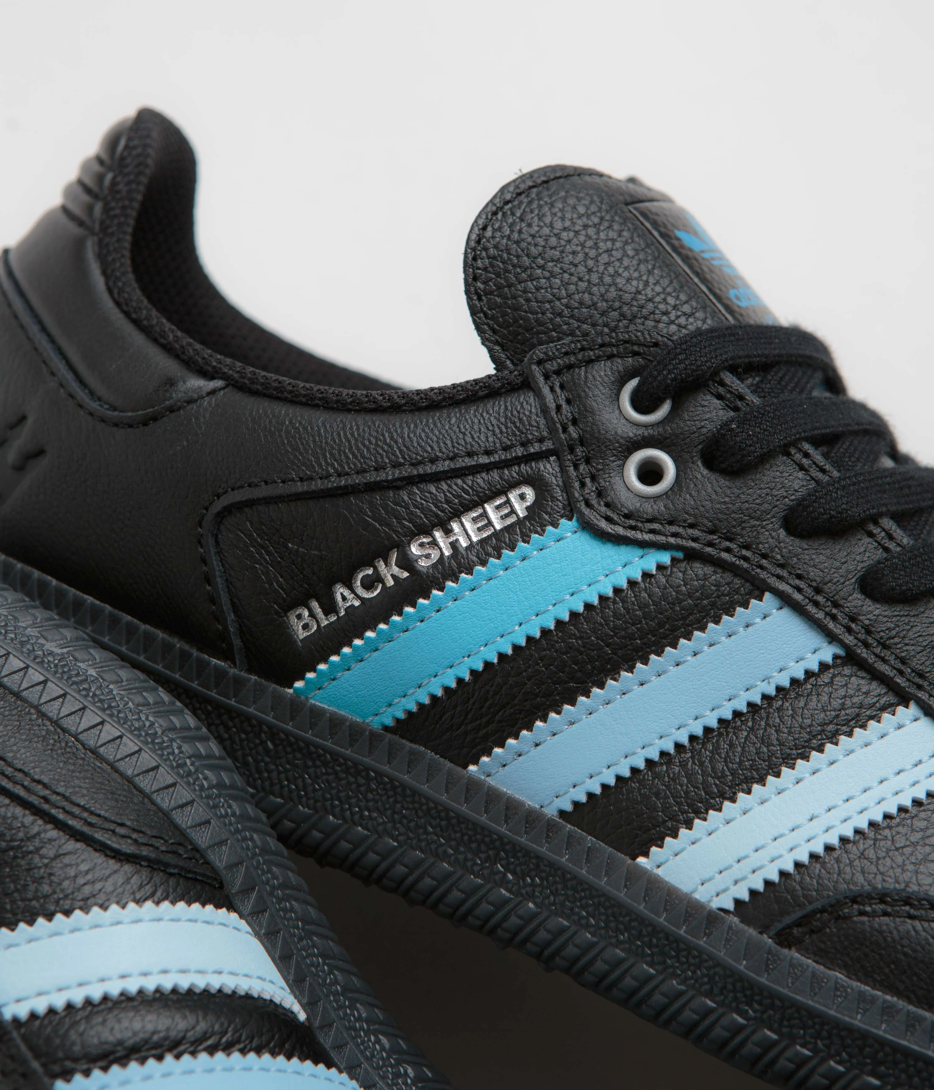 Adidas x Black Sheep x Charlotte FC Samba ADV Shoes - Core Black / FTWR White / Ice Blue