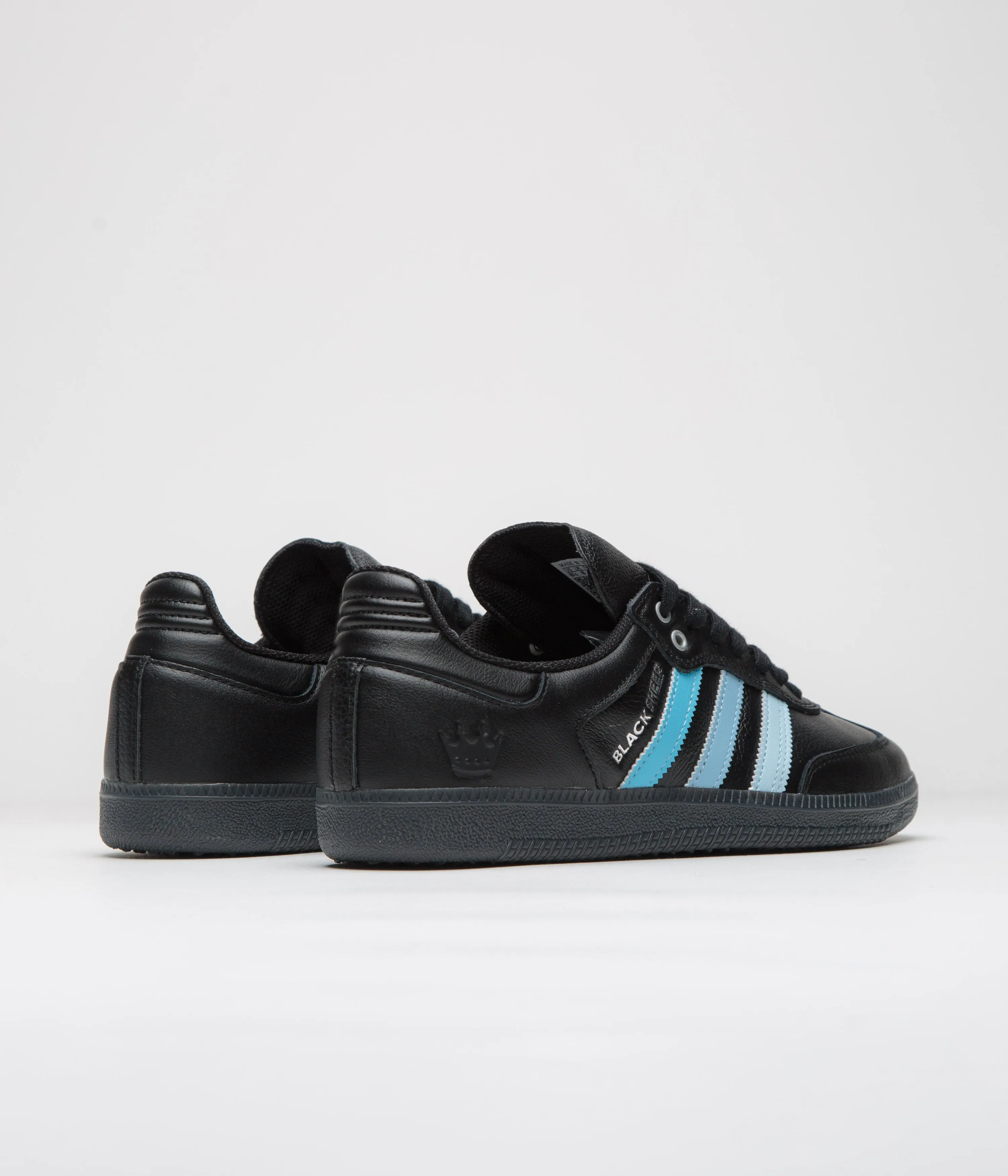 Adidas x Black Sheep x Charlotte FC Samba ADV Shoes - Core Black / FTWR White / Ice Blue