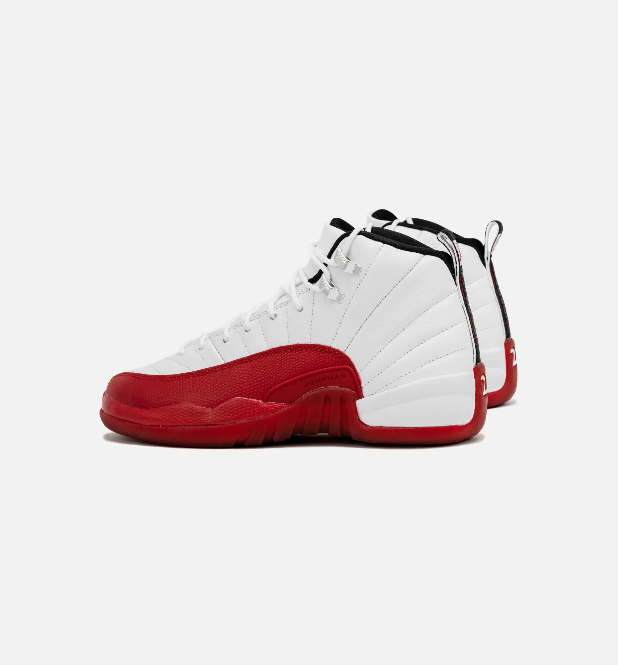 Air Jordan 12 Retro Cherry Grade School Lifestyle Shoe - Cherry Red