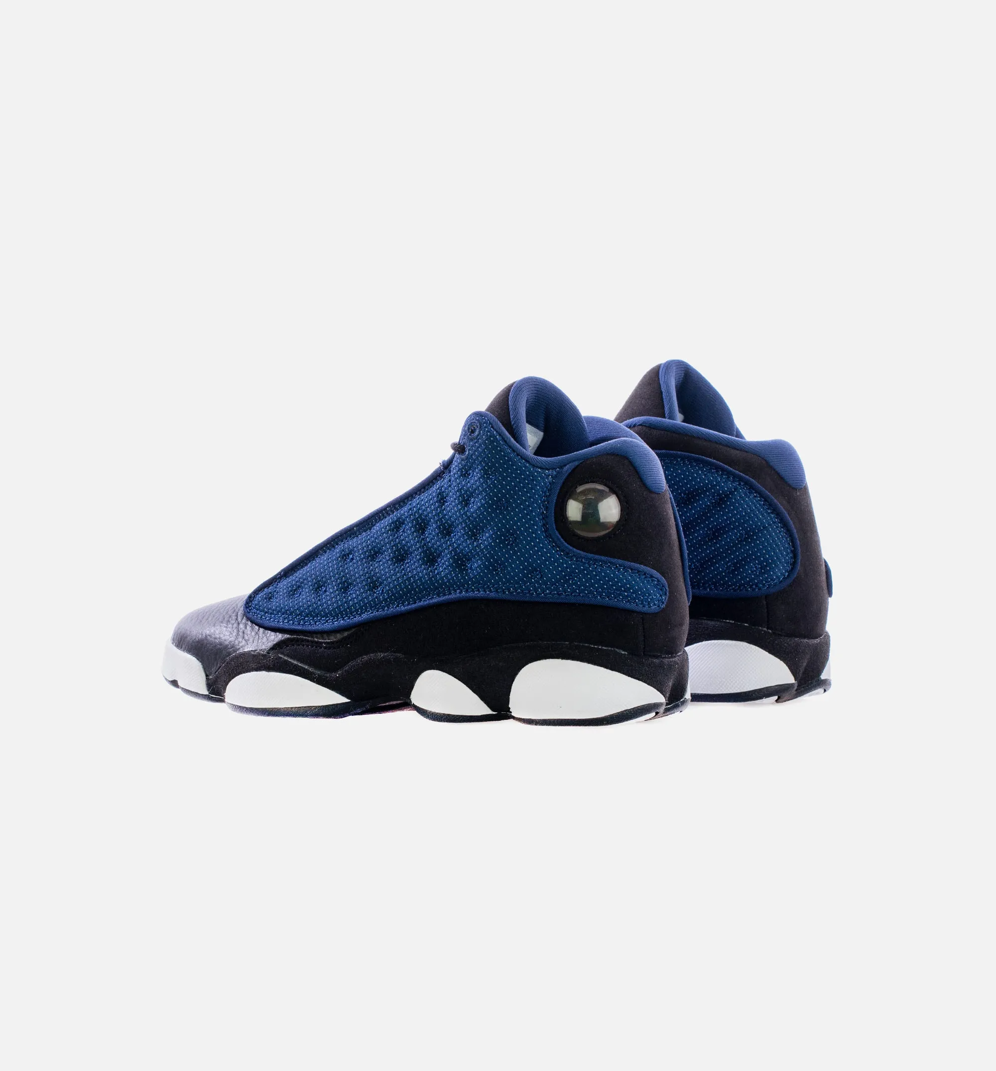 Air Jordan 13 Retro Brave Blue Grade School Lifestyle Shoe - Navy Free Shipping