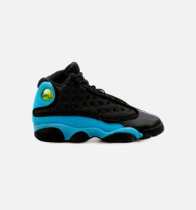 Air Jordan 13 Retro University Blue Grade School Lifestyle Shoe - Black/Blue