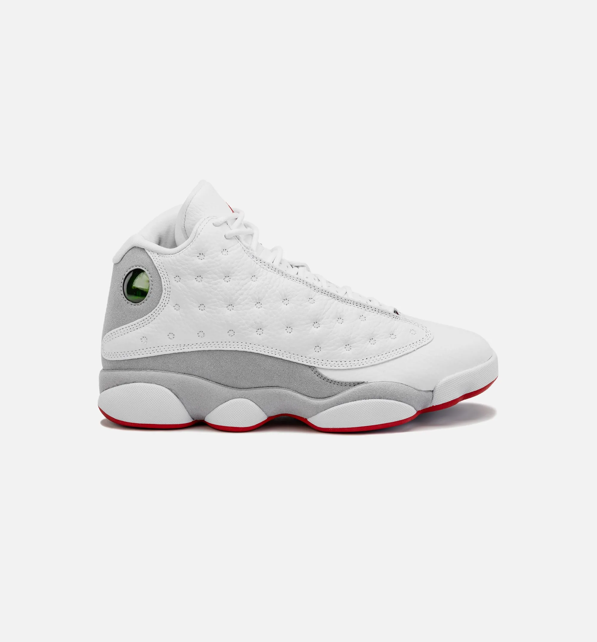 Air Jordan 13 Retro Wolf Grey Mens Lifestyle Shoe - White/Grey Free Shipping