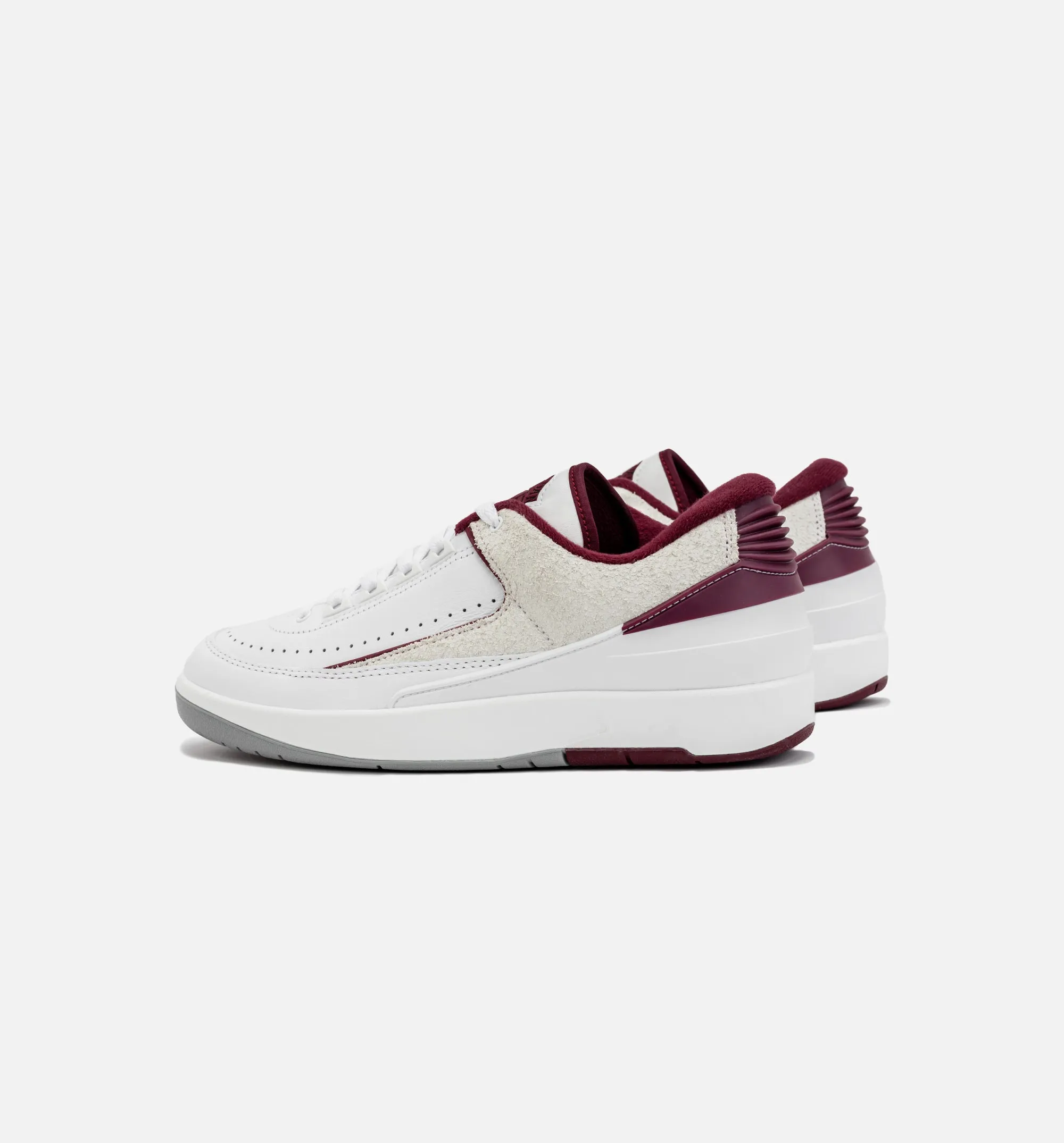 Air Jordan 2 Retro Low Cherrywood Mens Lifestyle Shoe - White/Red Free Shipping