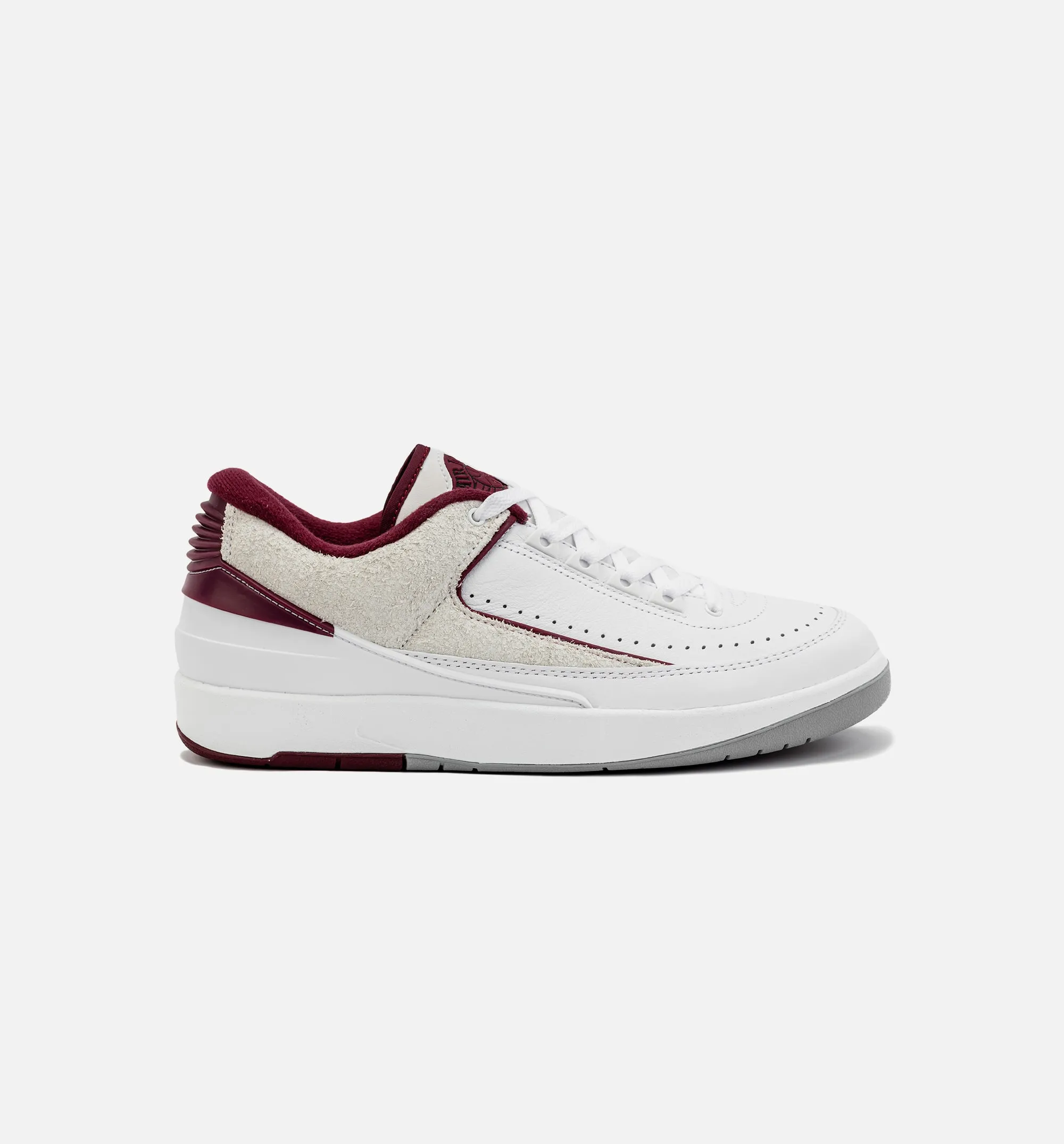 Air Jordan 2 Retro Low Cherrywood Mens Lifestyle Shoe - White/Red Free Shipping