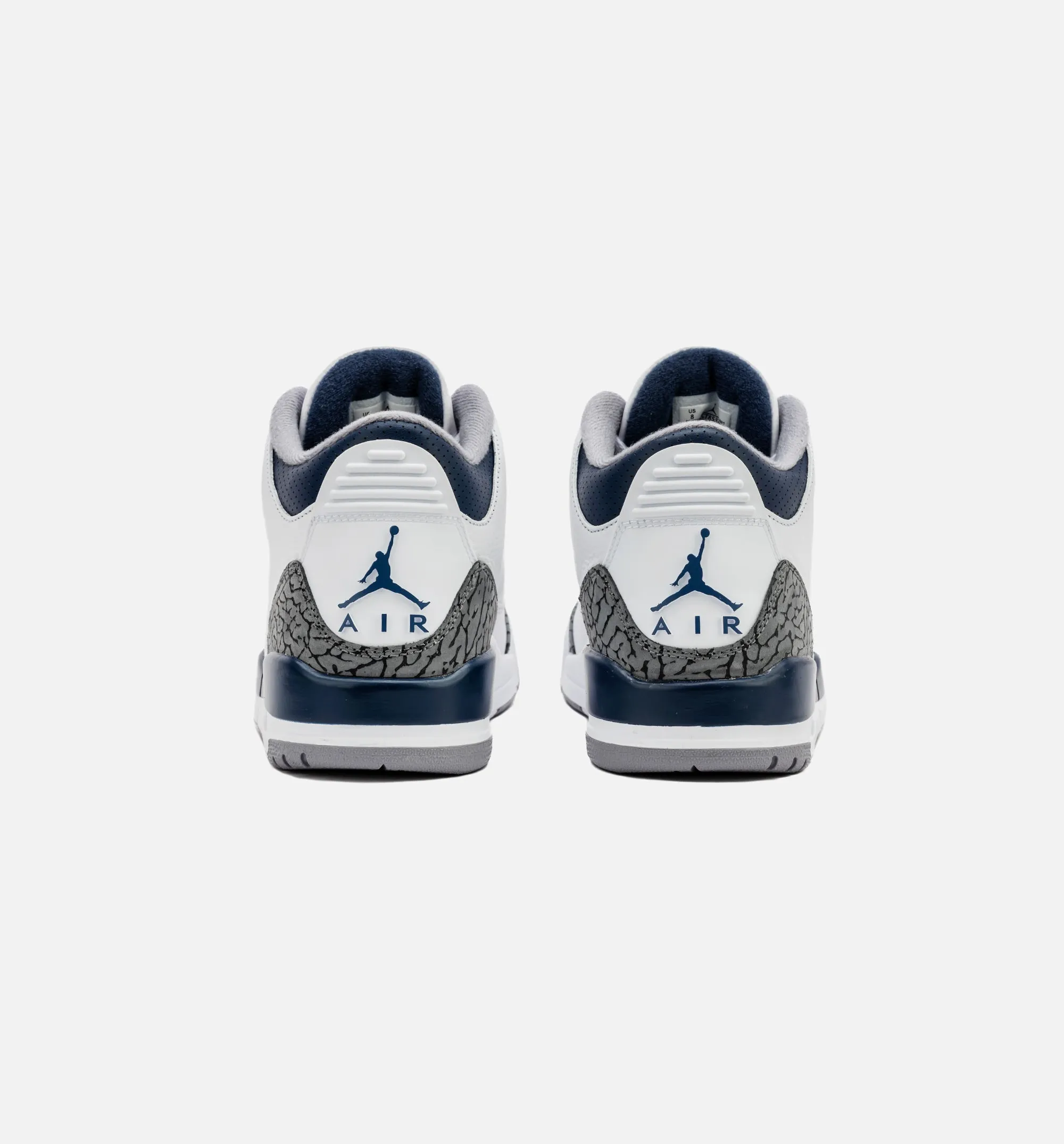 Air Jordan 3 Retro Midnight Navy Mens Lifestyle Shoe - White/Midnight Navy