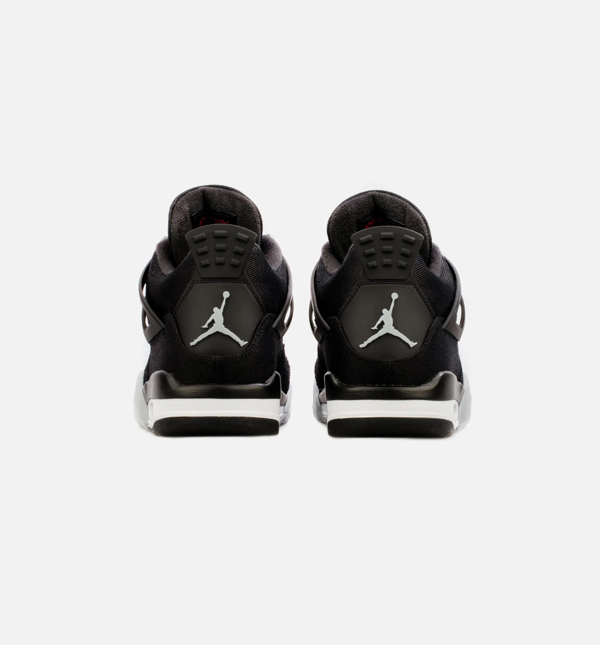 Air Jordan 4  Retro Black Canvas Mens Lifestyle Shoe - Black Limit One Per Customer