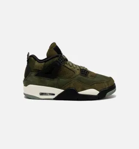 Air Jordan 4 Retro Craft Olive Mens Lifestyle Shoe - Medium Olive/Black