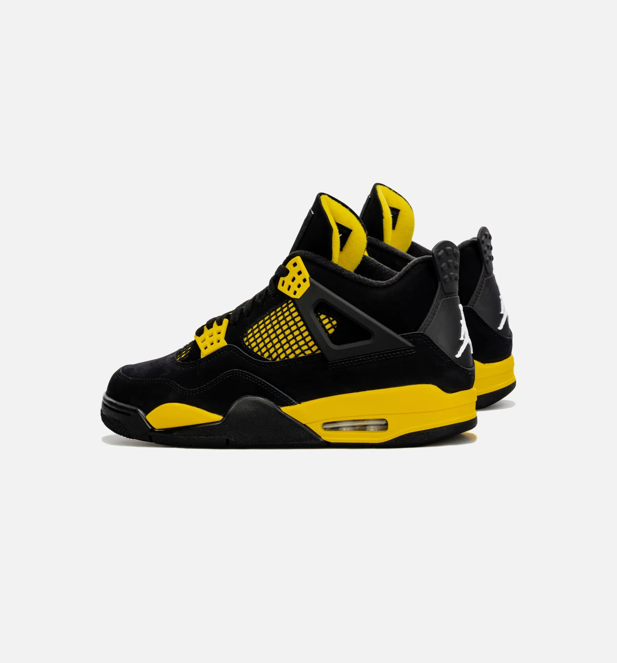 Air Jordan 4  Retro Thunder Mens Lifestyle Shoe - Black/Yellow Limit One Per Customer