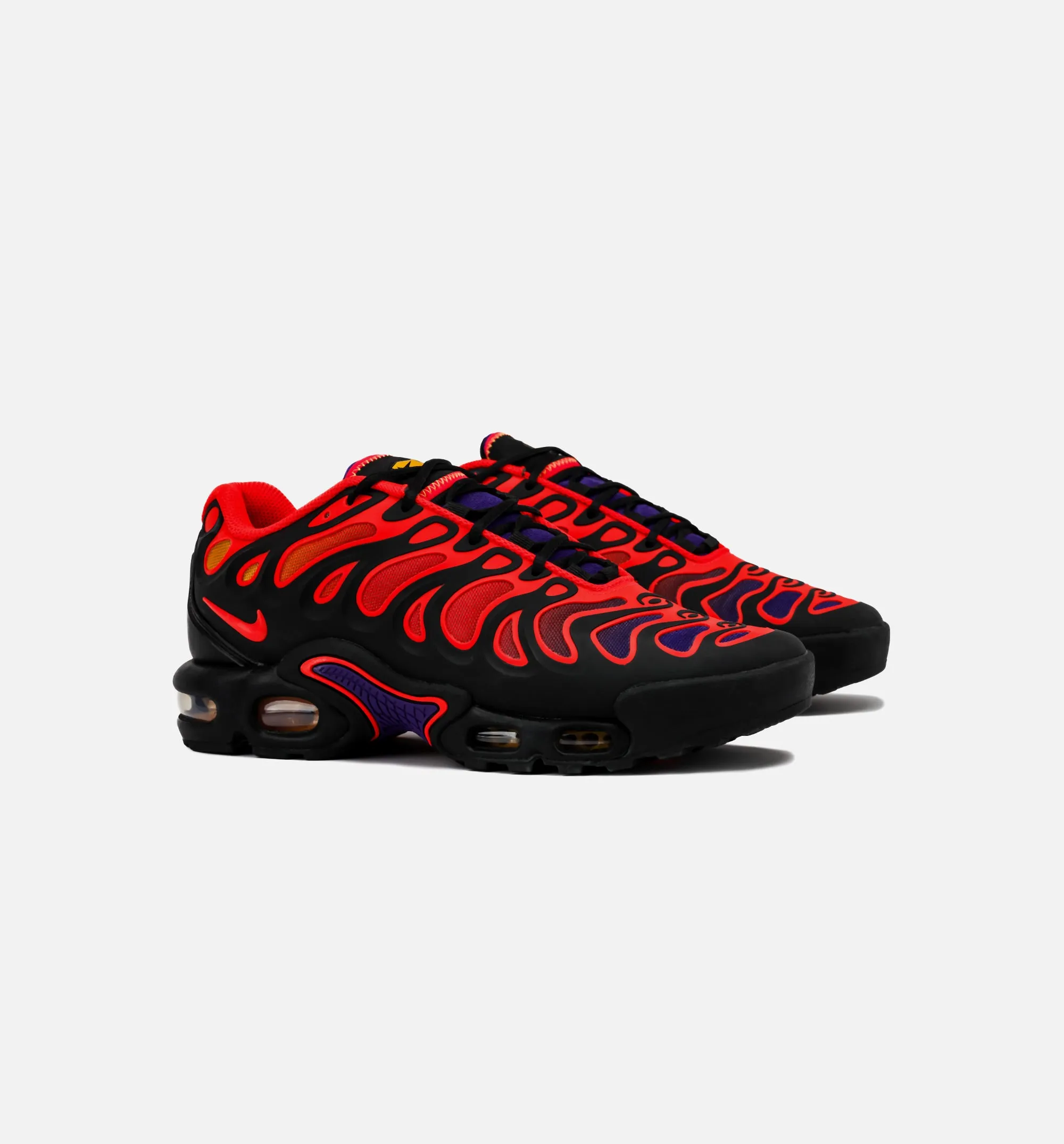 Air Max Plus Drift Mens Lifestyle Shoe - Black/Field Purple/Laser Orange/Bright Crimson