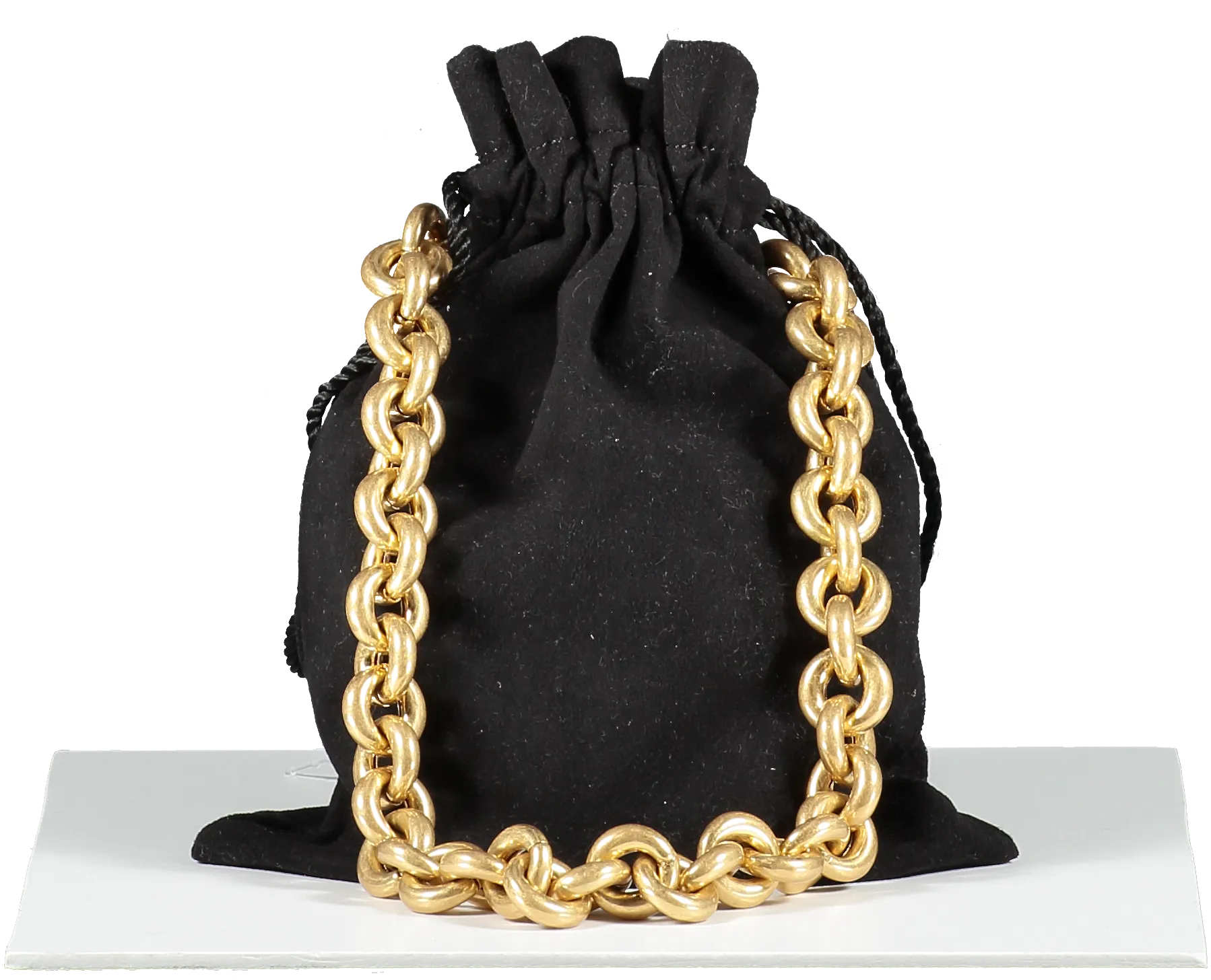 Anine Bing Metallic X Mvb - Chunky Gold Rope Link Necklace