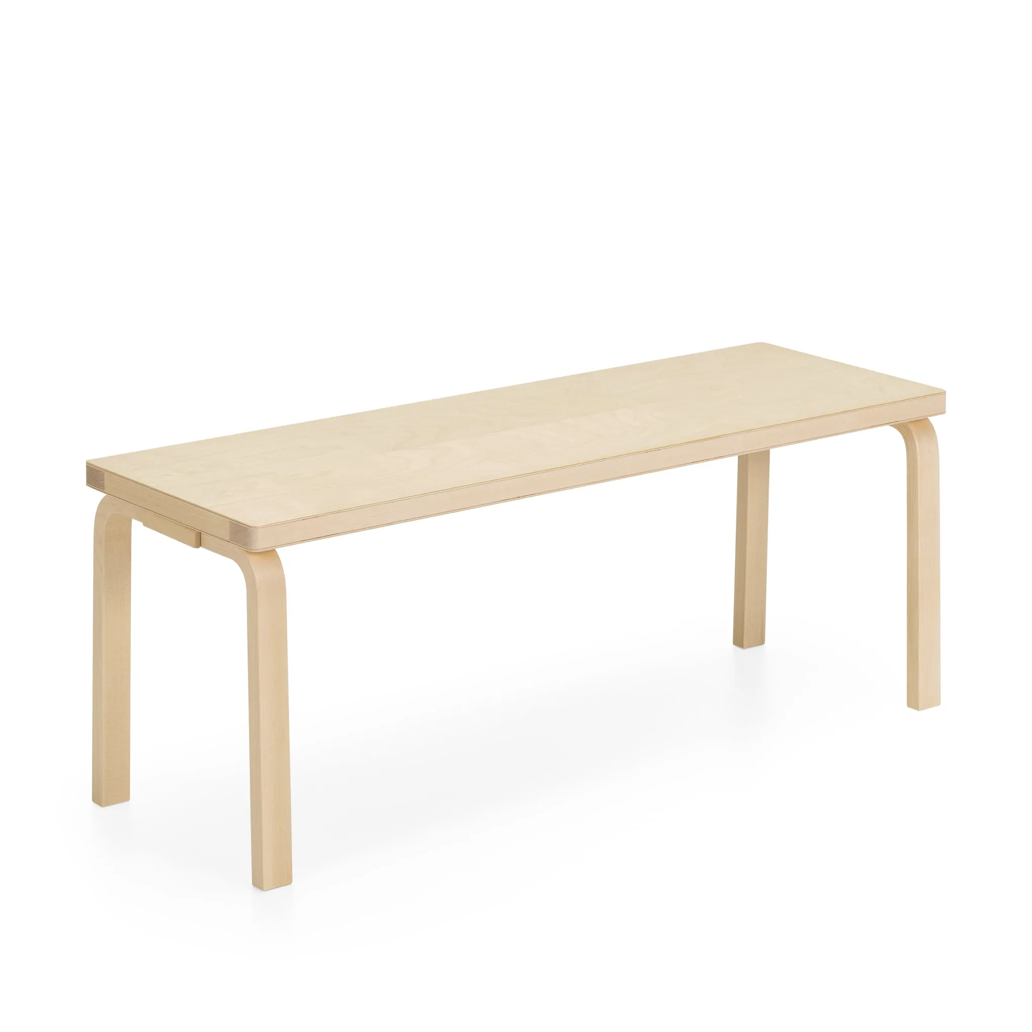 Artek Alvar Aalto Solid-Top Bench - Medium