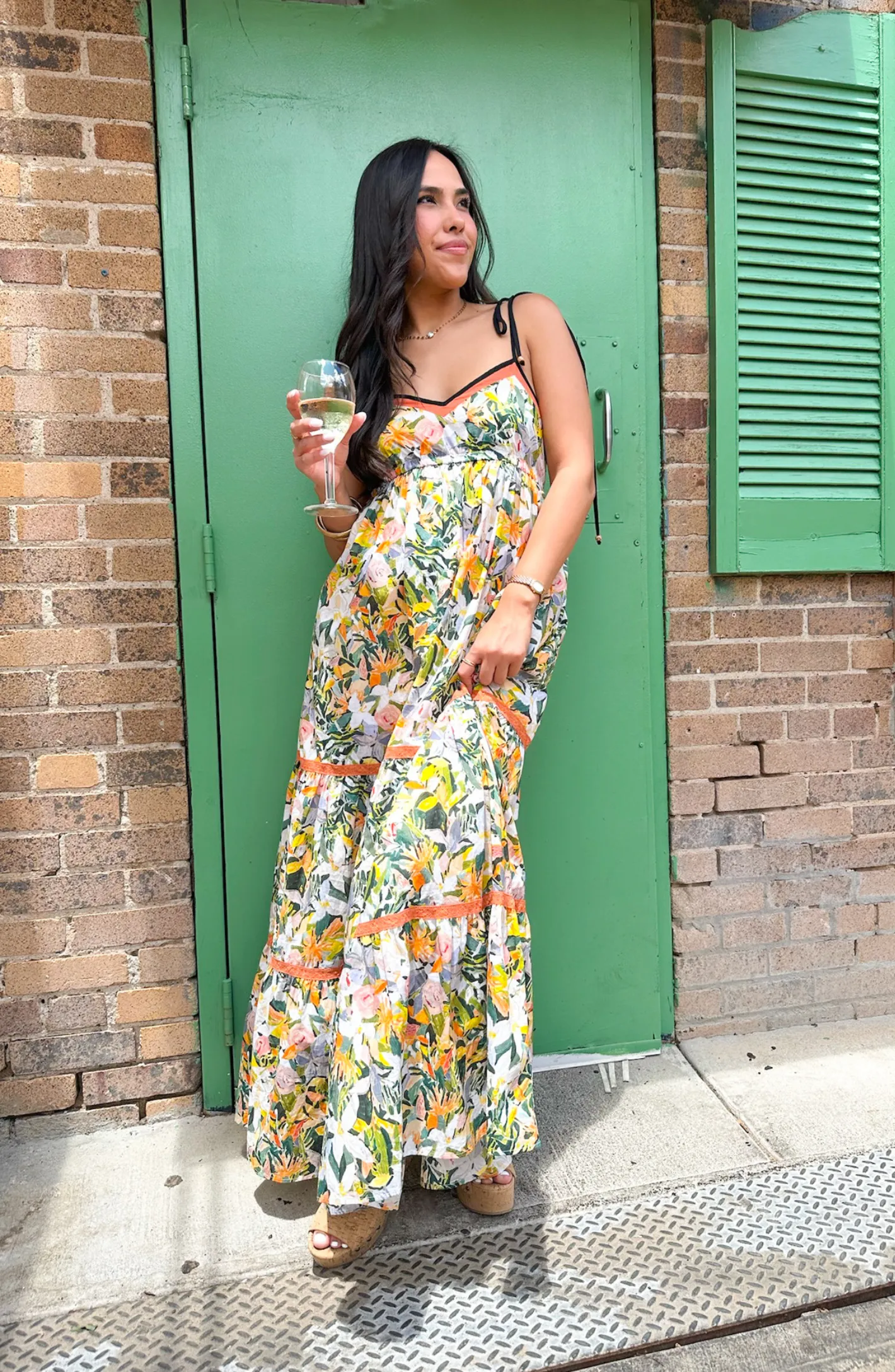 Avid Admiration Floral Maxi Dress