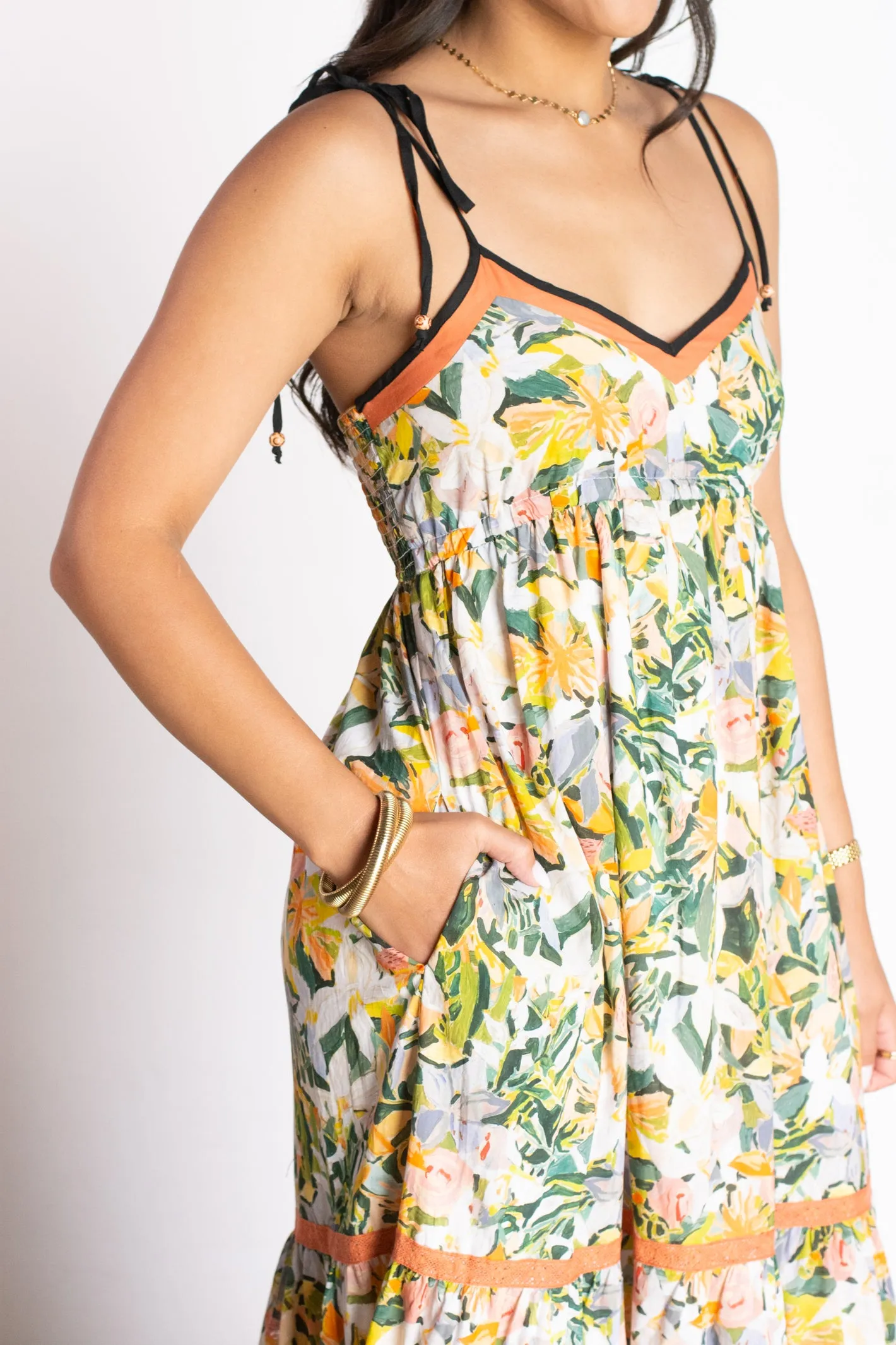 Avid Admiration Floral Maxi Dress