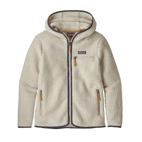 Felpa Donna Patagonia Retro Pile Fleece Hoody Bianco Panna