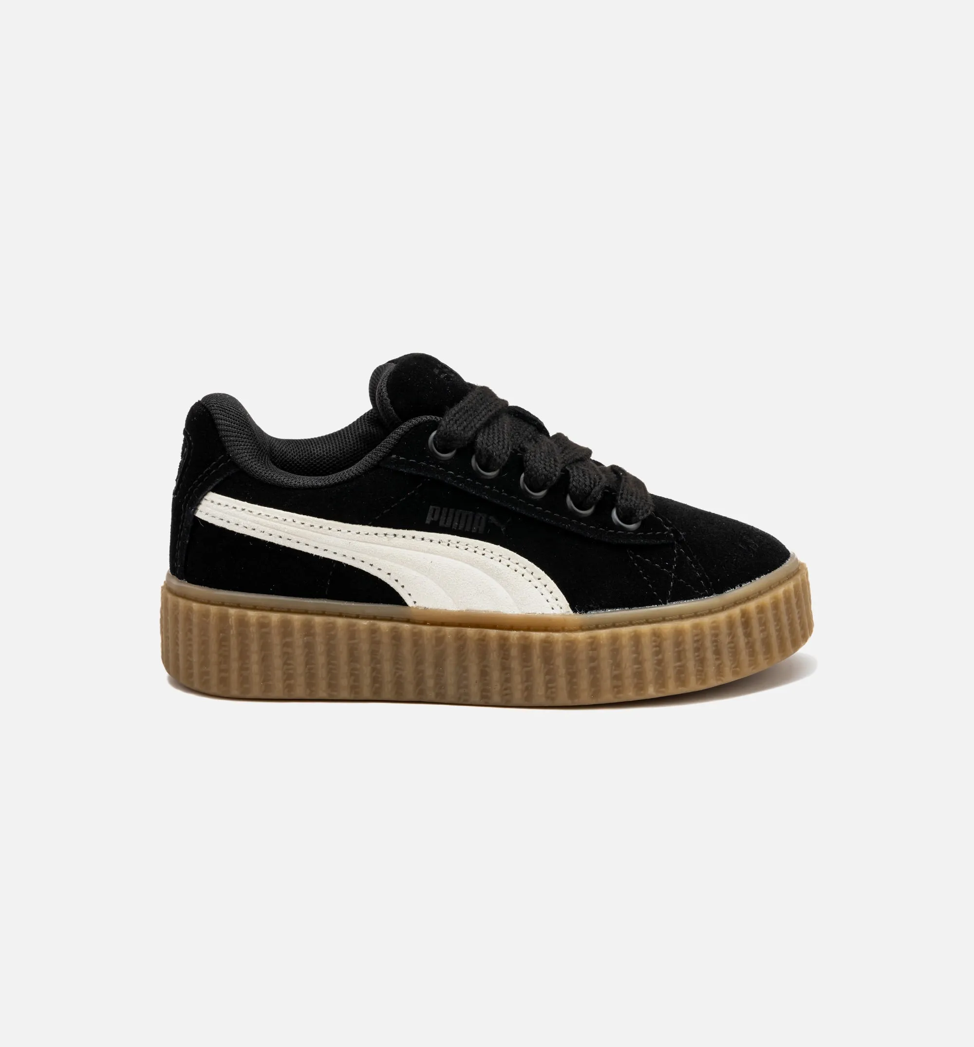 Fenty Creeper Phatty Preschool Lifestyle Shoe - Black/White/Gum Free Shipping