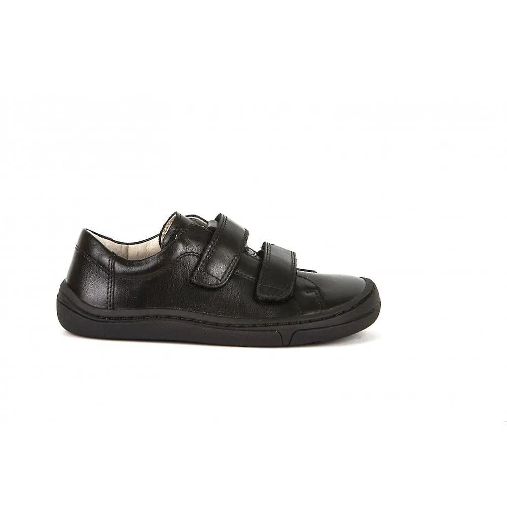 Froddo Barefoot Style Black Shoes With Velcro Closure