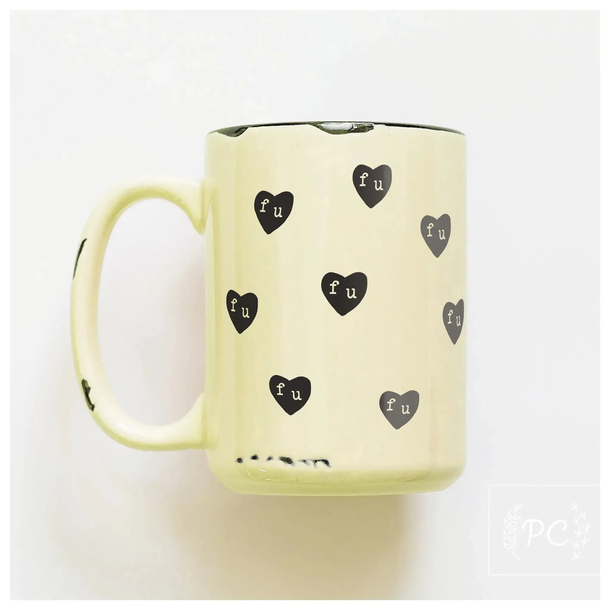 Fu hearts | ceramic mug