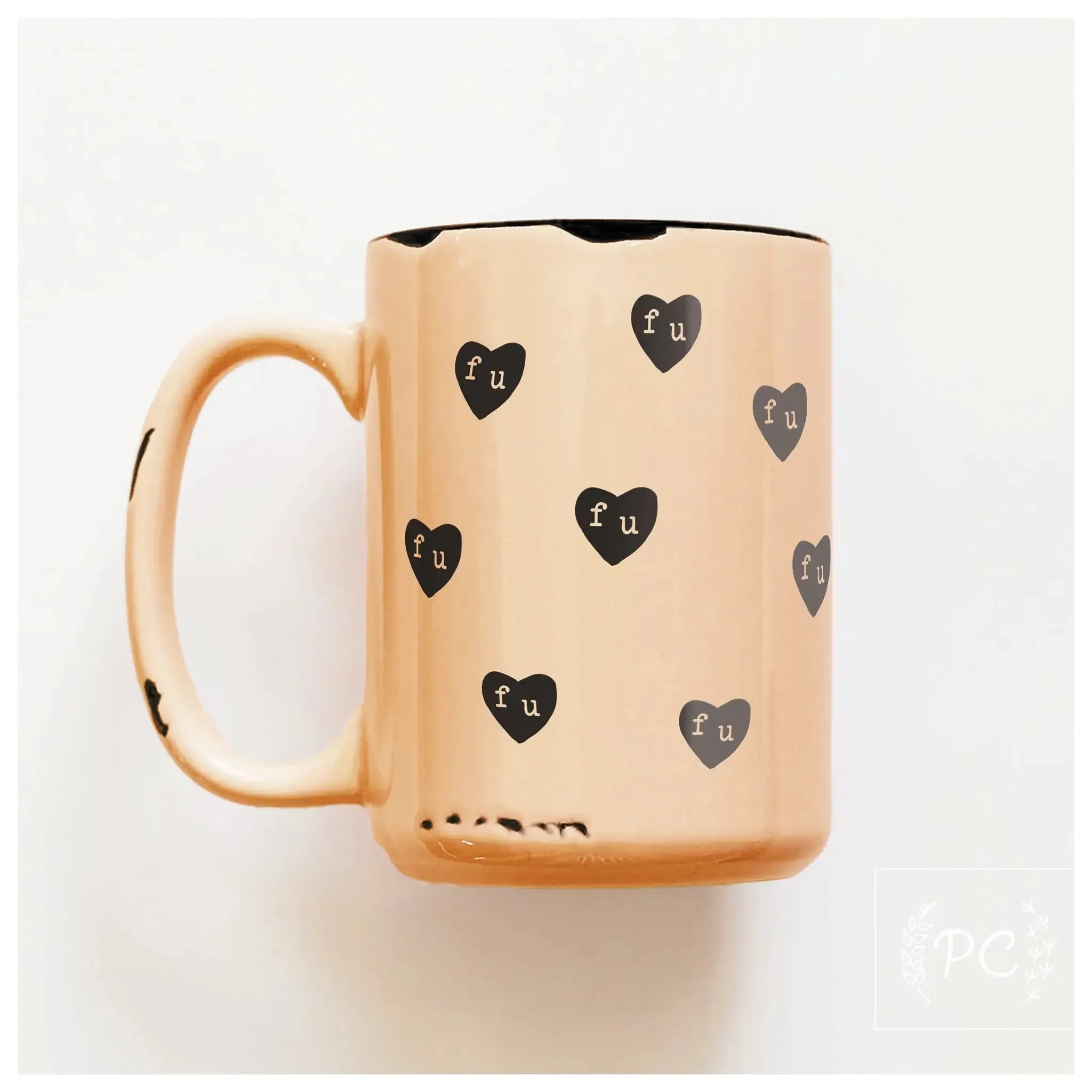 Fu hearts | ceramic mug