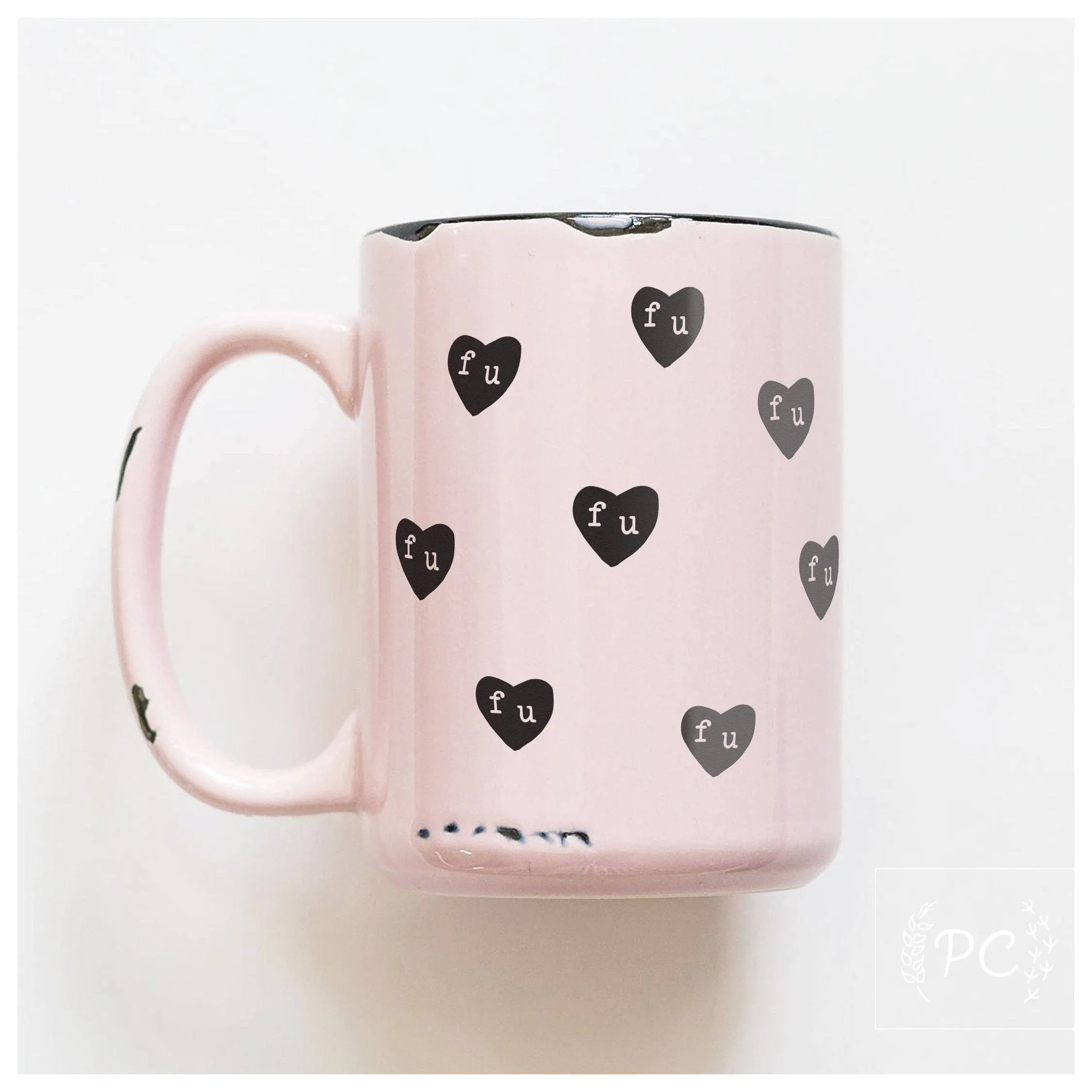 Fu hearts | ceramic mug