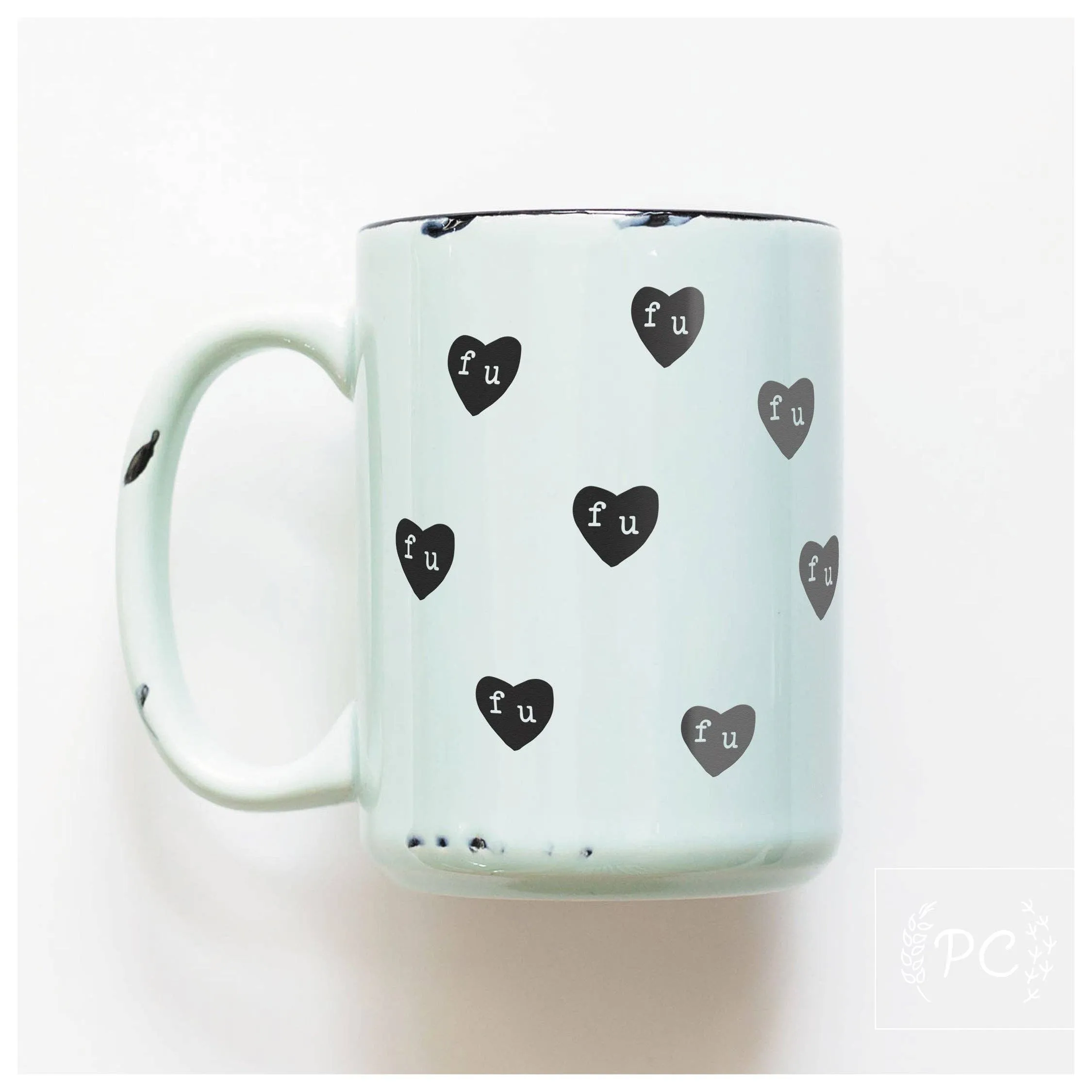 Fu hearts | ceramic mug