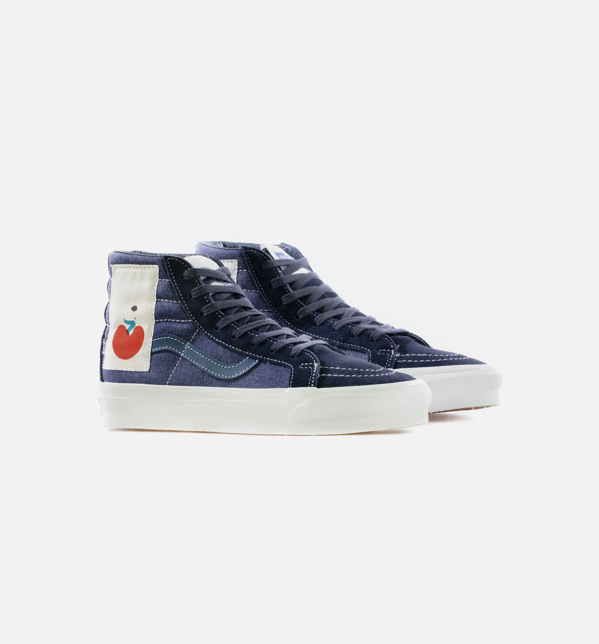 Geoff McFetridge Vault OG Sk8 Hi LX Mens Skate Shoe - Navy/White