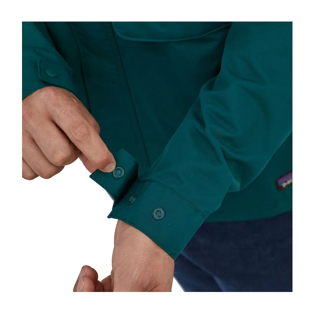 Giubbino Patagonia Isthmus Utility Jacket Verde Scuro