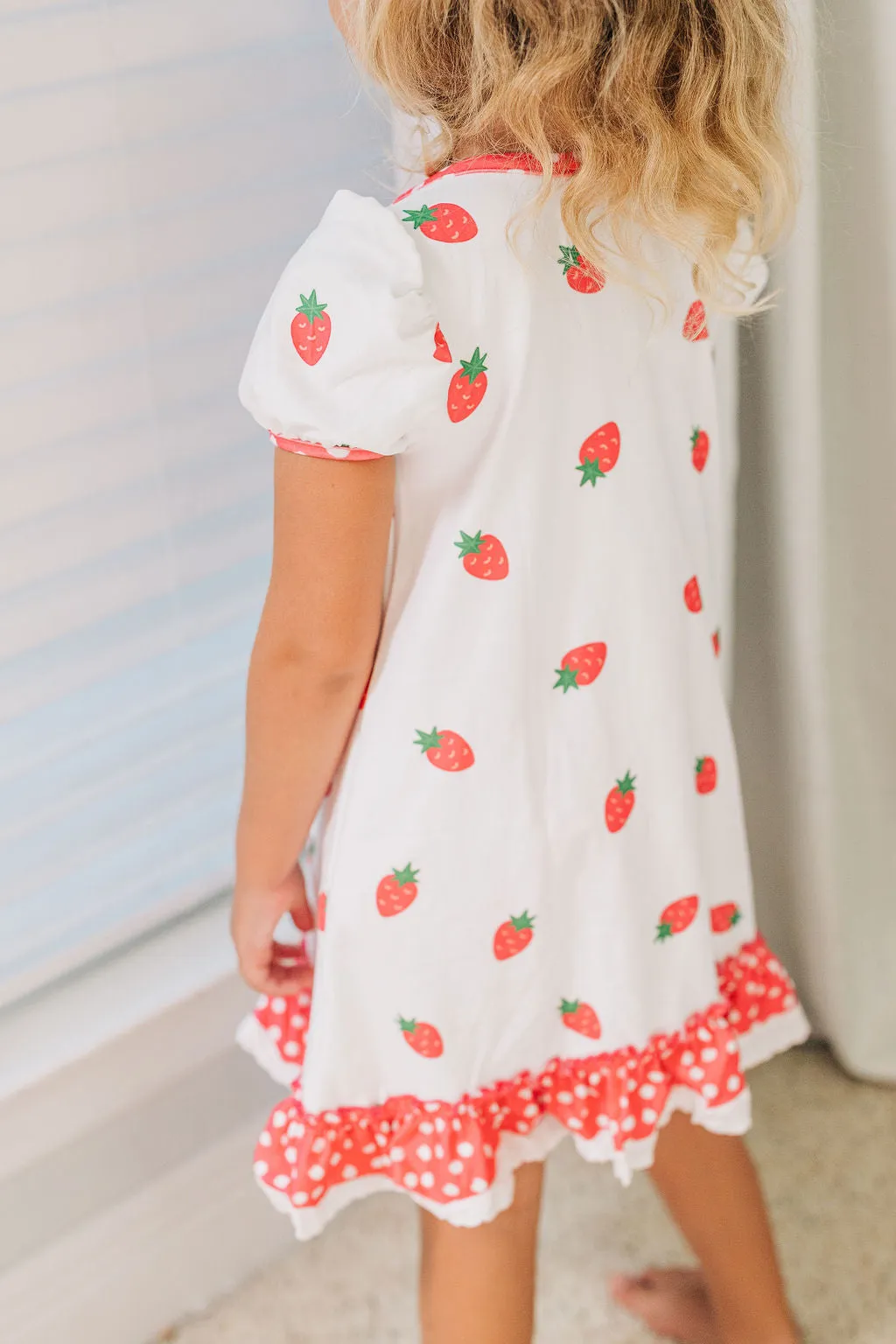 Gown with Bloomers - Vintage Strawberries