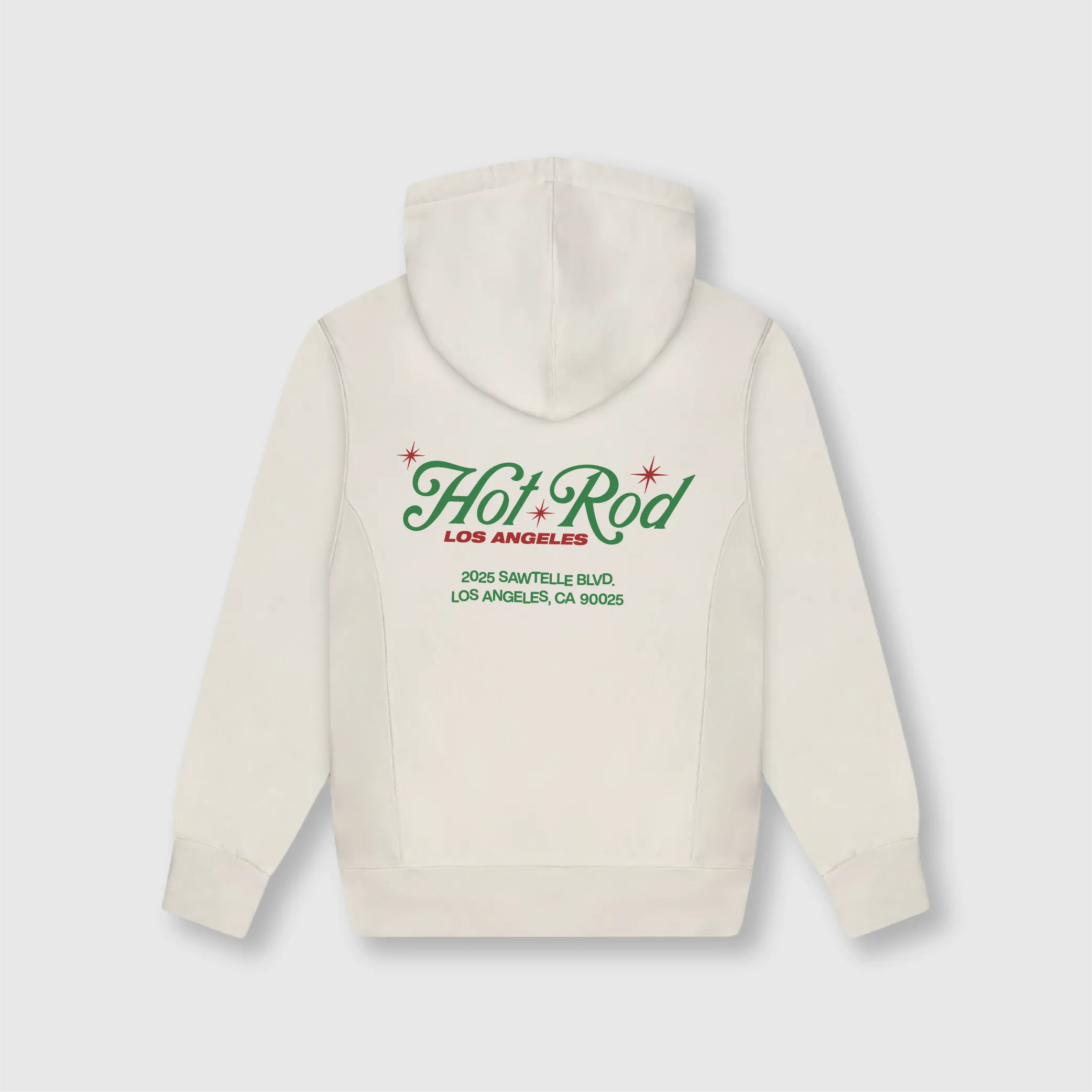 HOT ROD HOLIDAY HOODIE (IVORY)