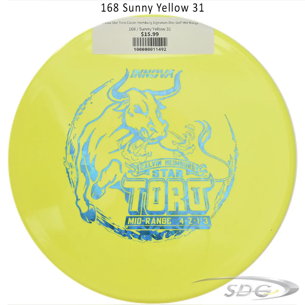 Innova Star Toro Calvin Heimburg Signature Disc Golf Mid-Range