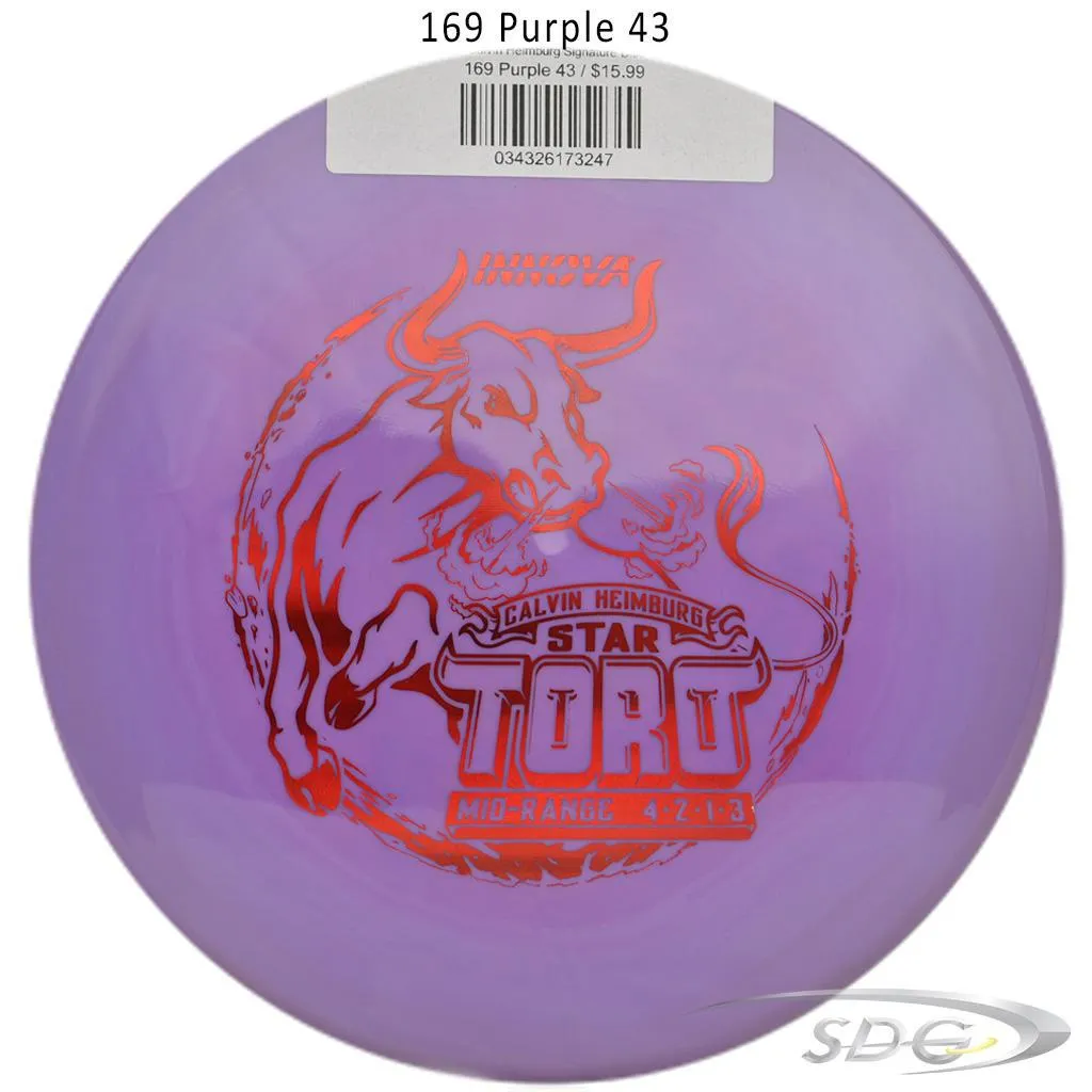 Innova Star Toro Calvin Heimburg Signature Disc Golf Mid-Range