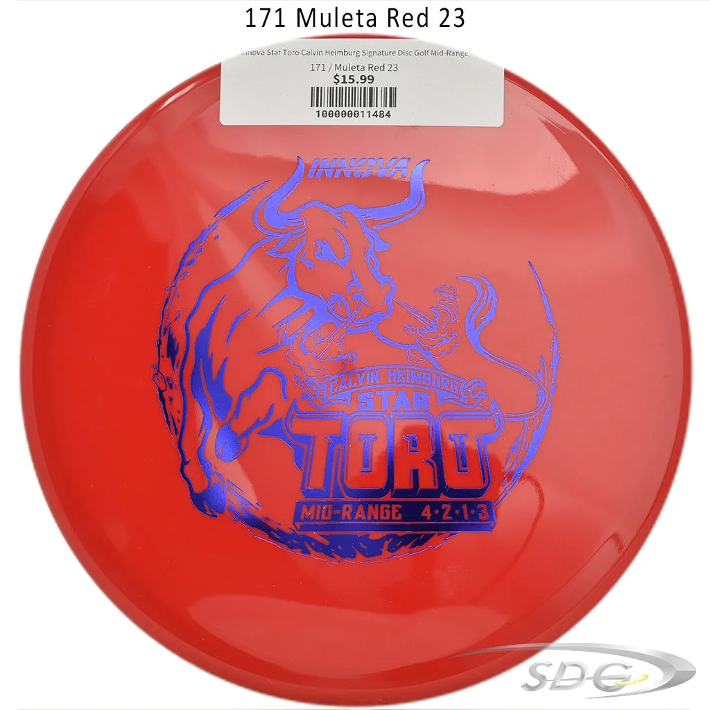 Innova Star Toro Calvin Heimburg Signature Disc Golf Mid-Range