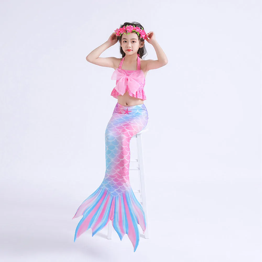 KIds Children Mermaid Cosplay Costume Dress Outfits Halloween Carnival Party Suit