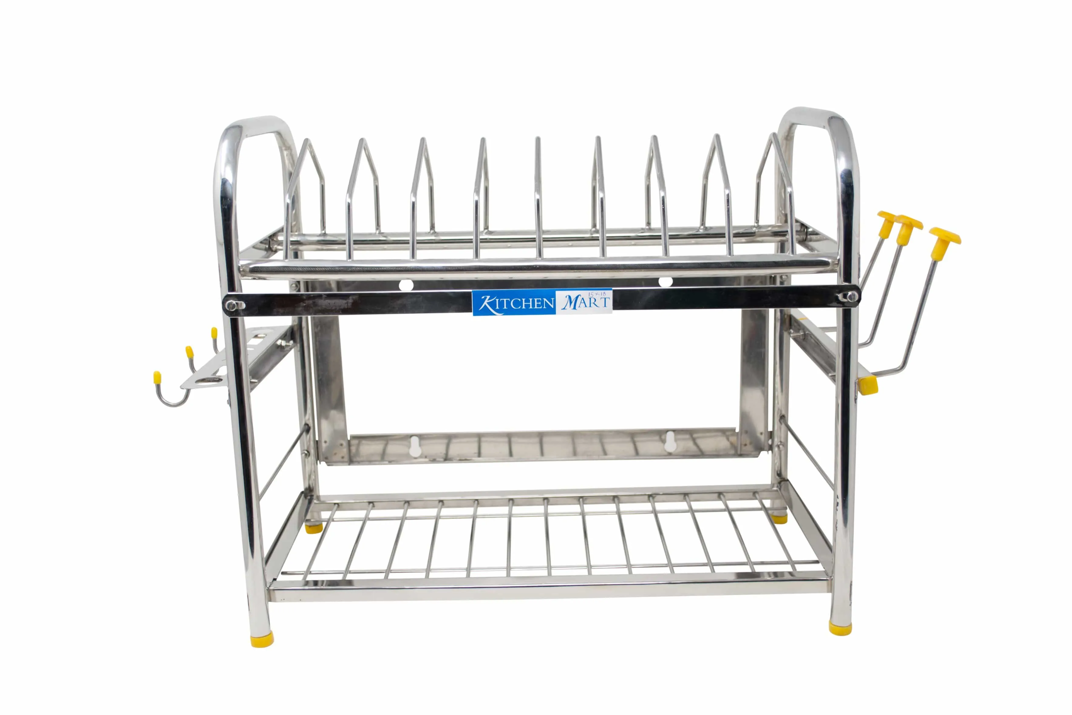 Kitchen Mart Stainless Steel Kitchen Rack (15 x 18 inch)