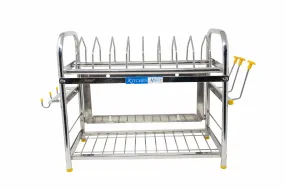 Kitchen Mart Stainless Steel Kitchen Rack (15 x 18 inch)