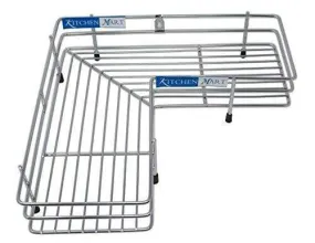 Kitchen Mart Stainless Steel L-Shaped Rack 1 tier