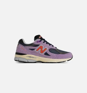 Made in USA 990v3 Raw Amethyst Navy Mens Running Shoe - Purple/Blue