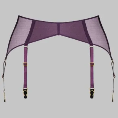 Maison Close L'Amoureuse Garter Belt in Purple 560711