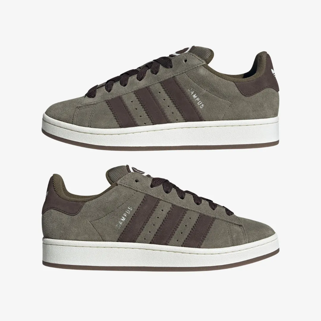 mens adidas campus 00s (olive/brown)