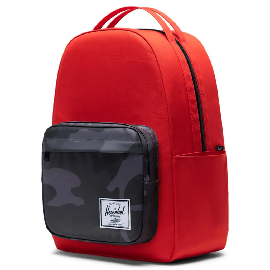 Miller Backpack - Fiery Red/Night Camo