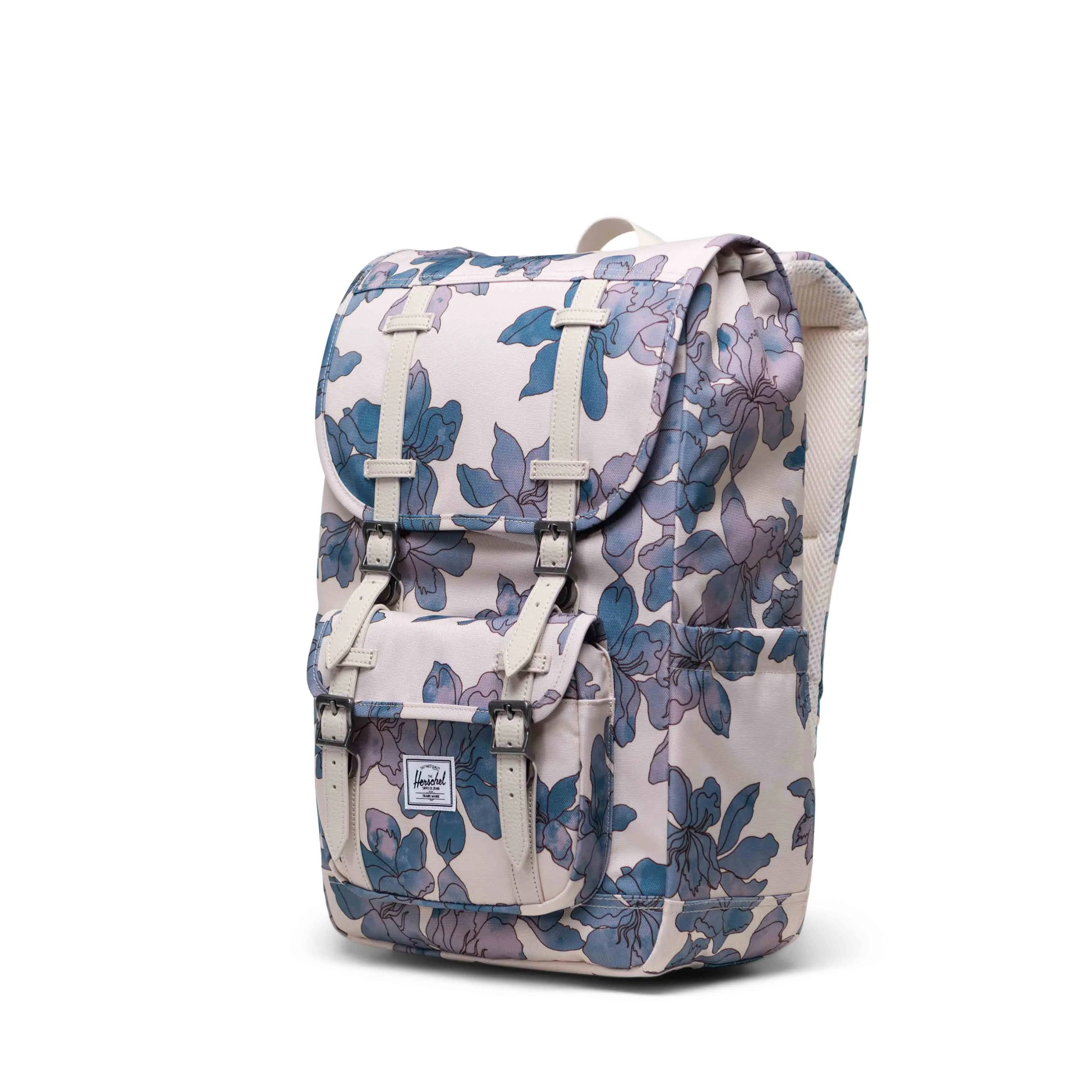 Mochila Herschel Little America Mid Moonbeam Floral Waves