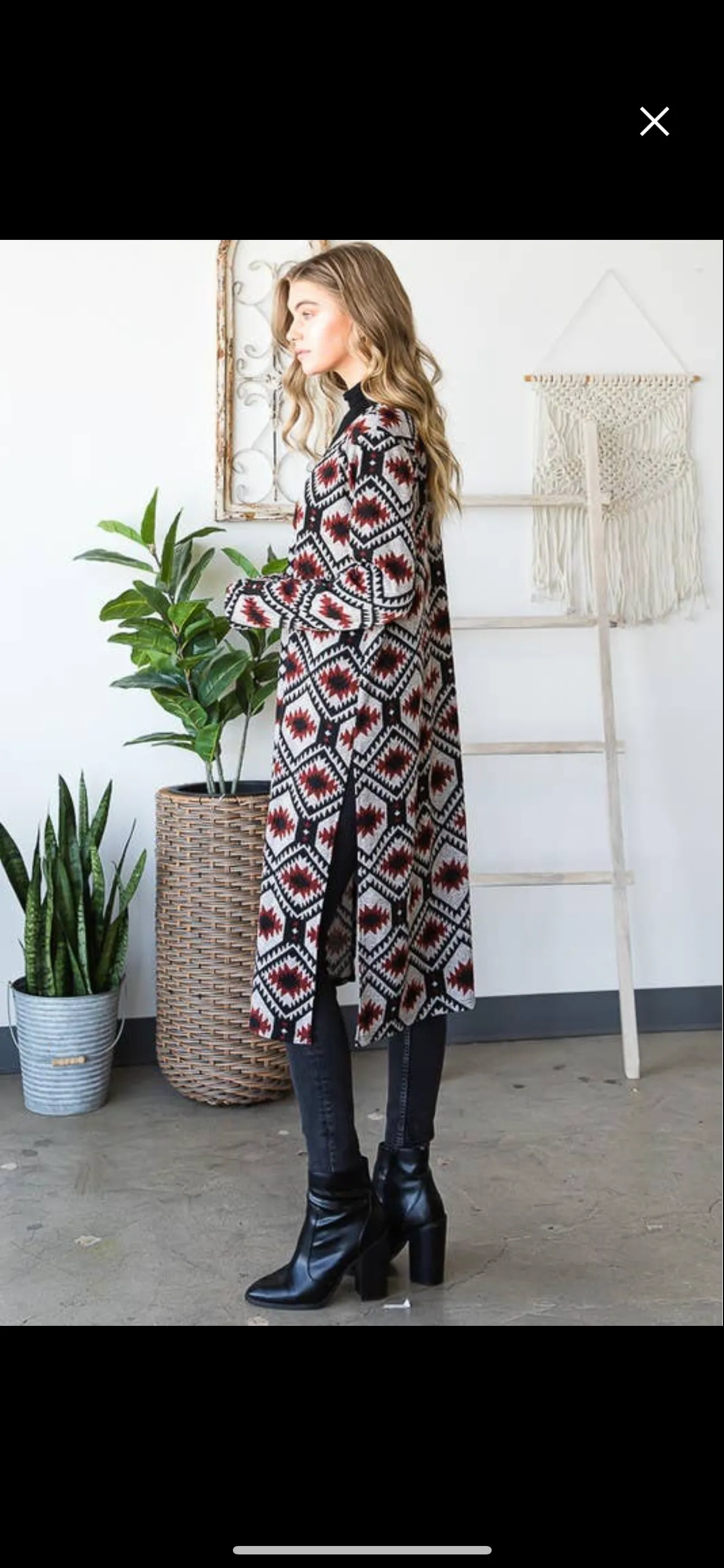 Multi Color Aztec Cardigan